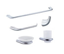 Accesorios De Baño 5 Pzas ( Chrome / Cromado) Curvado Ref. Gri.04.09 Marca Bari