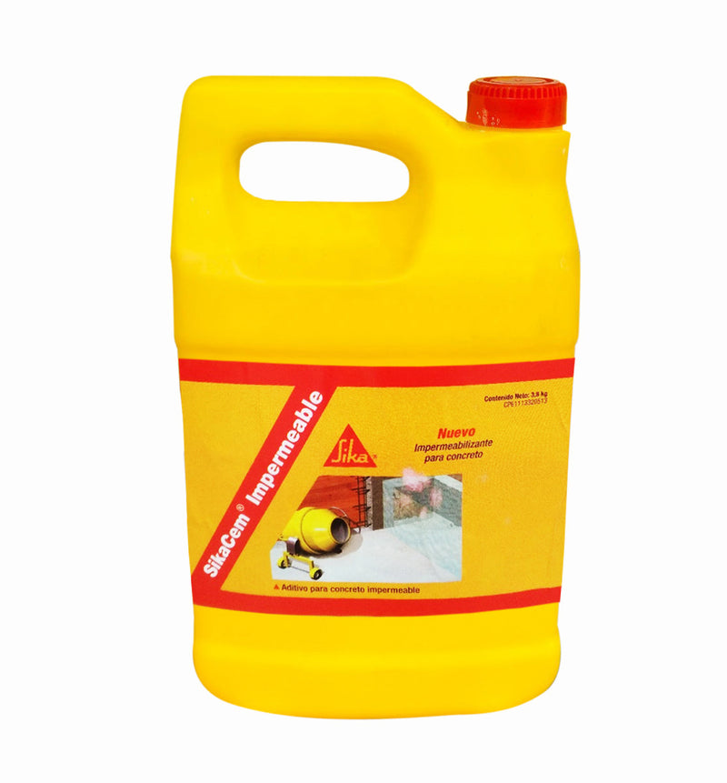 Sikacem Impermeable 1 Galon Liquido P/Impermeabilizacion Morteros Ref.113851 Cod.009463 Marca Sika