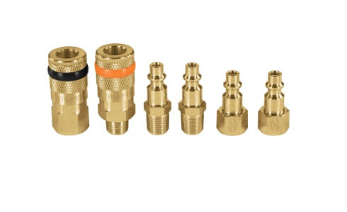 Acople Rapido Para Compresor Jgo 6 Pzas Mod.Coral-6 Cod Ref.18075 Marca Truper