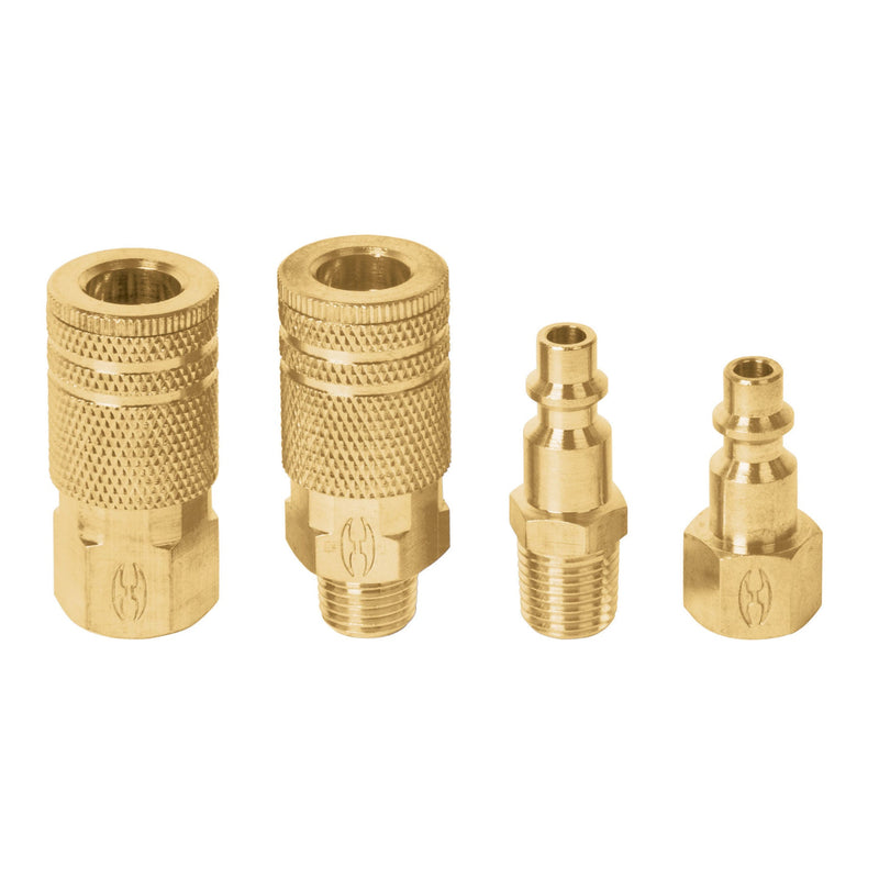 Acople Rapido Para Compresor Jgo 4 Pzas Mod.Coral-4 Cod Ref.19080 Marca Truper