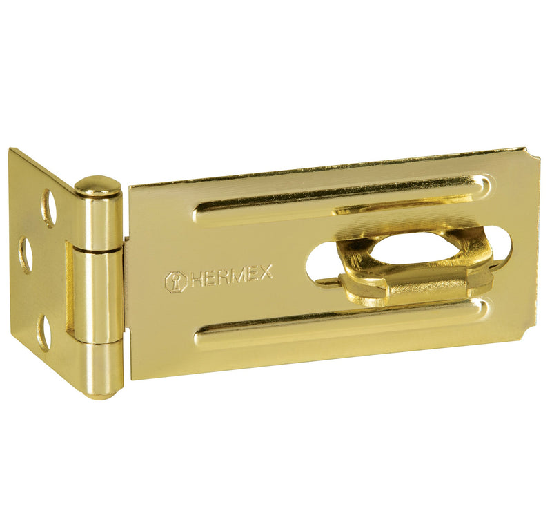 Aldaba De Seguridad Zincada De 4 1/2" Mod. Pocl-450 Ref. 43745 Marca Hermex
