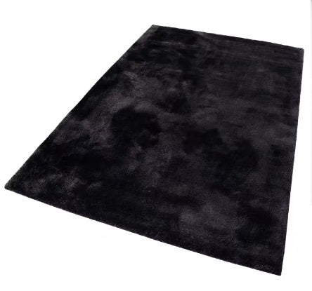 Alfombra Corsario 380 Grs Color Negro Azabache 1.80 Mts Ancho