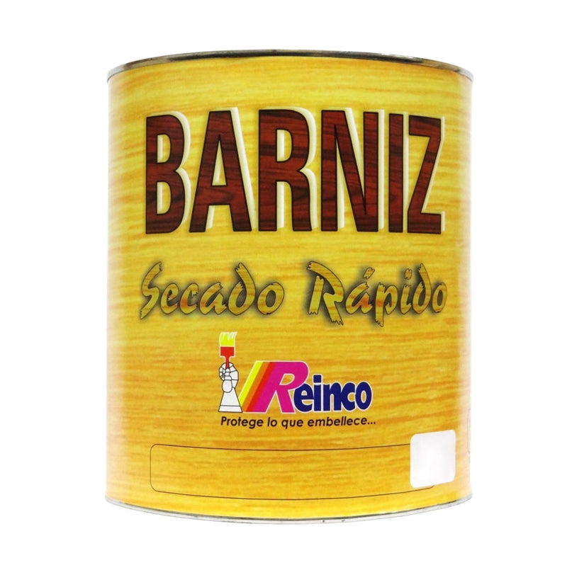 Barniz Secado Rapido Brillante De 1 Gl Ref. 3000-501 Marca Reinco