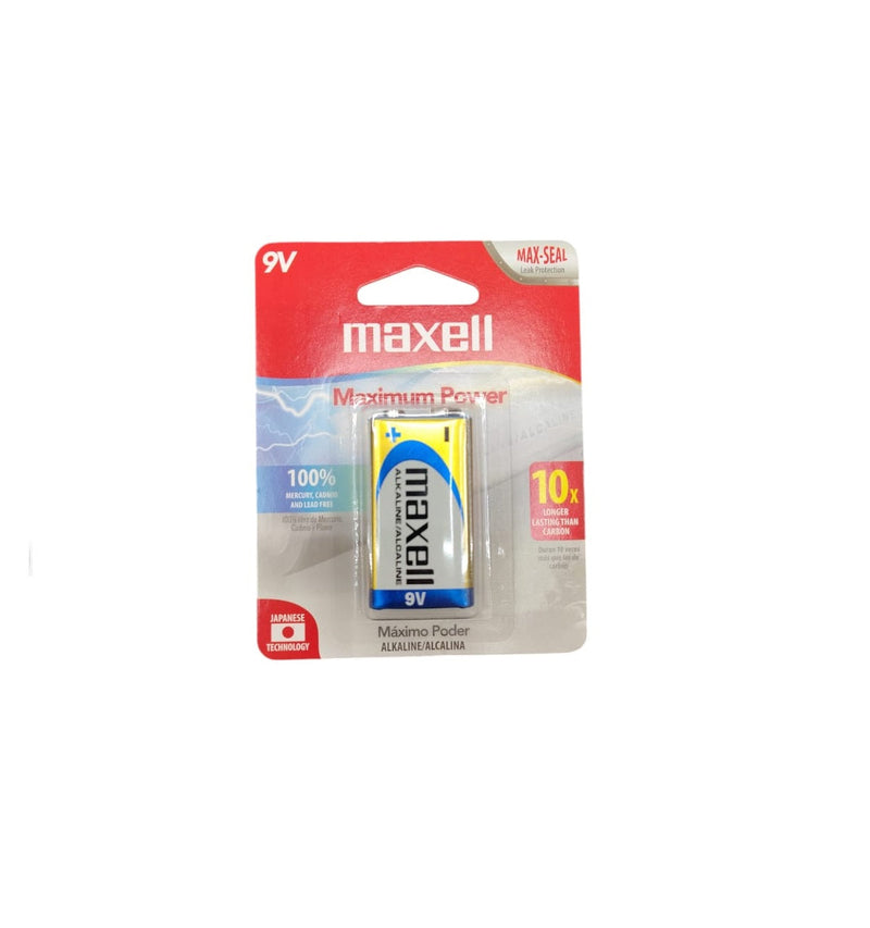Bateria / Pila Alcalina " 9 V " 1 Und / Blister Ref. 721113 / 721150 / 9V-1Bp Marca Maxell