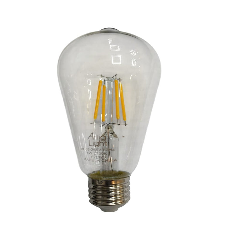 Bombillo Led Bulbo Vintage Filamento 4W E27 St64 2700K 90 Lm 120V Ref. Ai-1050-Ww Marca Artig Light