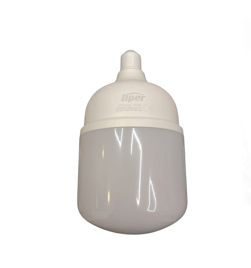 Bombillo Led Bulbo E27 40 W 6500K 100-240V Ip20 Ref. Lpqp-40W / 730684 Marca Liper