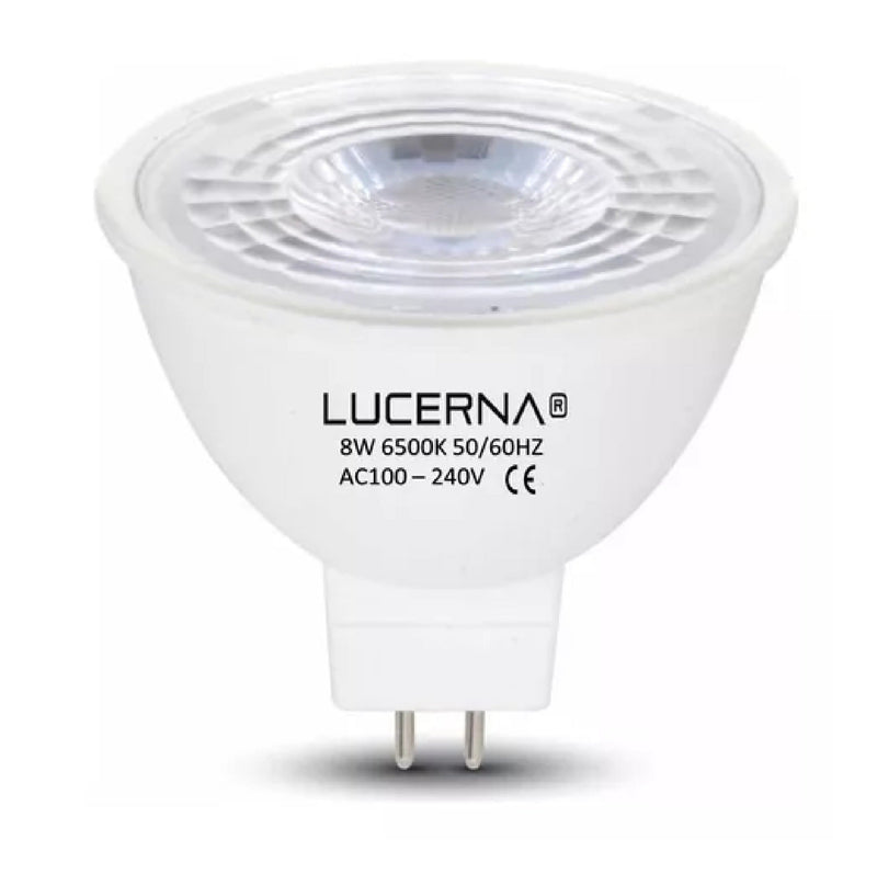 Bombillo Dicroico Led Mr16 8 W 6500 K 640 Lm 50 - 60 Hz Ac 100 -240 V Cod. 131358 Marca Lucerna