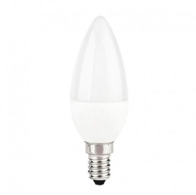 Bombillo Led Tipo Vela E14 5W 110 / 220 V 3000 K 380Lm Ref. Led22 Cod.037840 Marca Lumistar