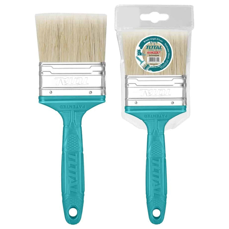 Brocha Para Pintar 4" Mango Verde Ref. Tht846046 Marca Total Tools