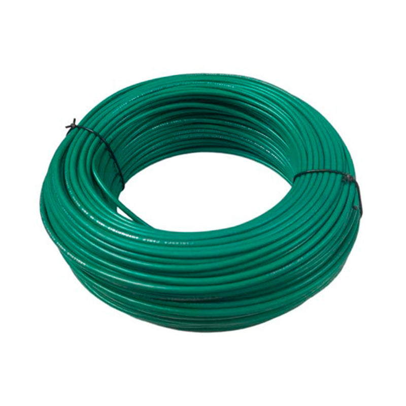 Cable Thhw Nro. 6 Awg 90°C 600V / Color Verde Rollo 100 Mts Marca Cablesca