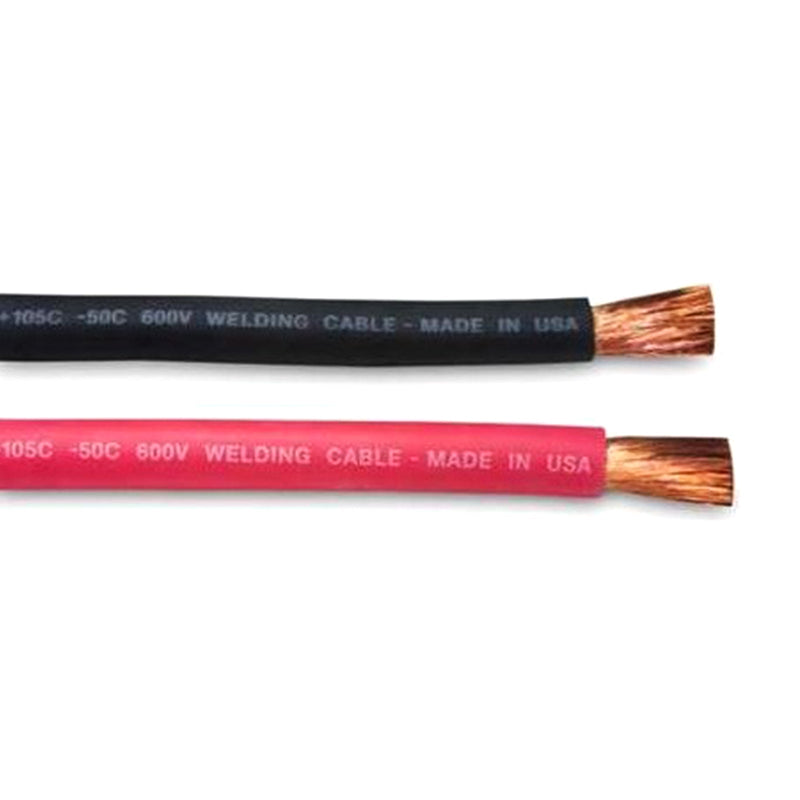 Cable P/ Maquina De Soldar N° 01 Rollo De 50 Mts Ref. 40057100 Marca Weldtech