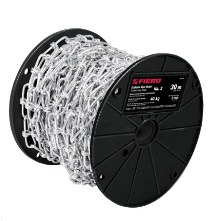 Cadena Tipo Victor 4.1 Mm X 15 Mts Mod. Cade-40 Ref. 44194 Marca Fiero