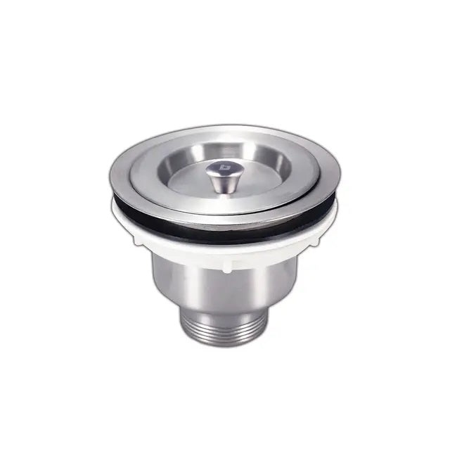 Desague Fregadero Acero Inox. Con Canasta Y Tapa Ref. Gri-0043 / 010755 Marca Belt-G