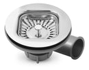 Desague Para Fregadero Inoxidable De 3 1/2" Mod. Square Ref.Gri-1935 Marca Belt-G