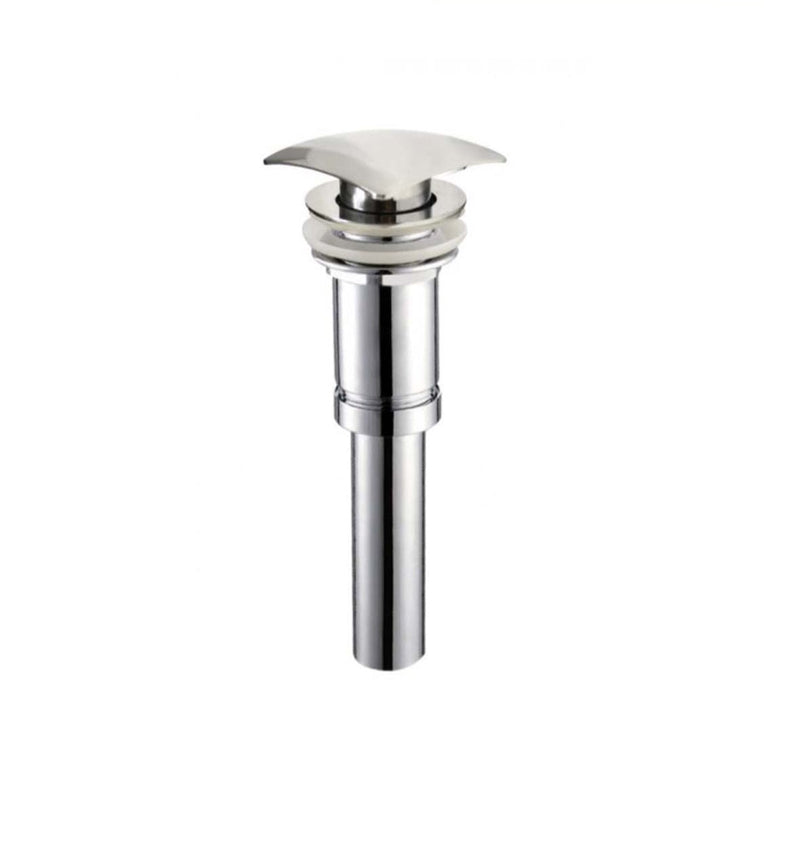 Desague Para Lavamanos De Sobreponer 1 1/4 " Cuadrado Metalico Mod. Pop-Up Marca Fermetal