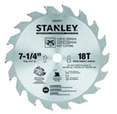 Disco De Sierra Circular 7 1/4" 18 Dientes Ref. Sta7717 Marca Stanley