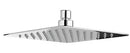 Ducha / Regadera Ultrafina De Alta Presion Cuadrada Cromo 25 Cm Ref. Duc.04.02 Marca Bari