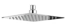 Ducha / Regadera Ultrafina De Alta Presion Cuadrada Cromo 20 Cm Ref. Duc.04.04 Marca Bari