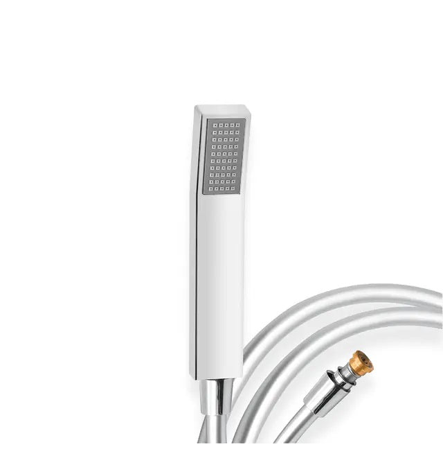 Ducha Telefono Rectangular Deluxe Cromada Ref. Gri-0367 Marca Belt-G