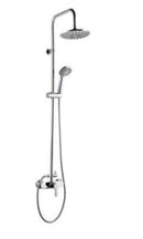 Barra De Ducha + Ducha Telefono Externo Monomando Cromado Ref. Ku-6338M Marca Kubo