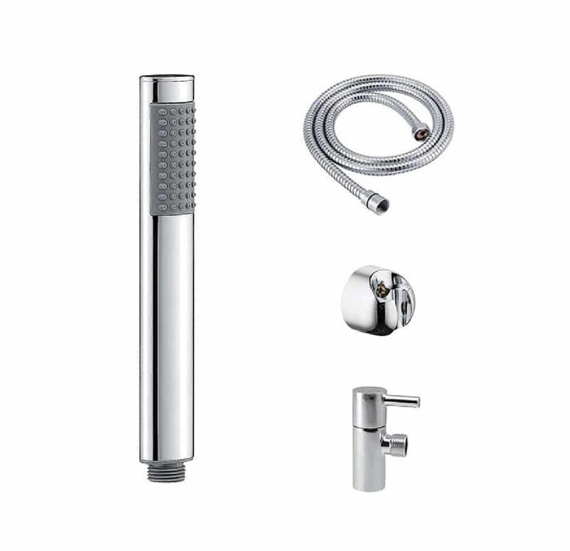 Mezclador Ducha Telefono Redondo Cromado Ref. Ku-042801E Marca Kubo