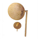 Ducha / Regadera Extra Plana Con Brazo + Monomando Linea Sintra Dorado Mate Ref. Kubo-123 Marca Kubo