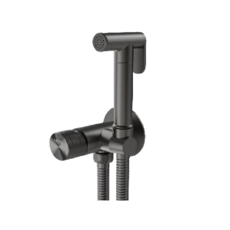 Ducha Telefono De Mano Acero Inox C/Mezclad Serie Futura Anthr Rad / Negro Ref. Nvgri5677 Marca Nova