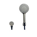 Ducha Telefono De Mano 5 Funcion Qm Serie Delta Gun Grey Ref. 14.700.6000.Gr Marca Quality Metal