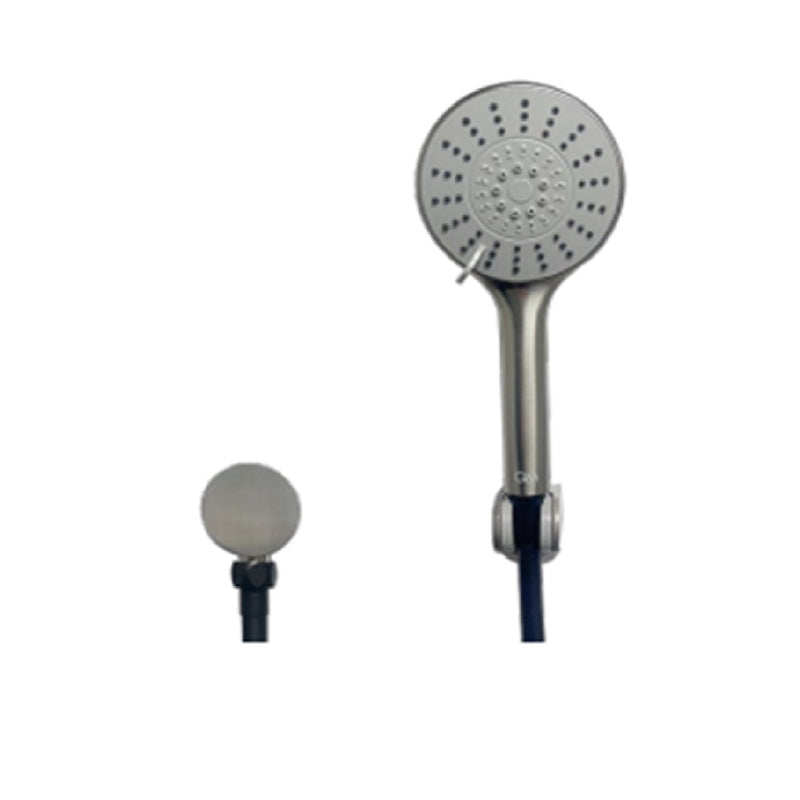 Ducha Telefono De Mano 5 Funcion Qm Serie Delta Gun Grey Ref. 14.700.6000.Gr Marca Quality Metal