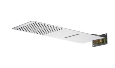 Ducha / Regadera De Pared Qm+ Dos Funciones Cascada Y Lluvia Serie Supreme Color Satin Quality Meta