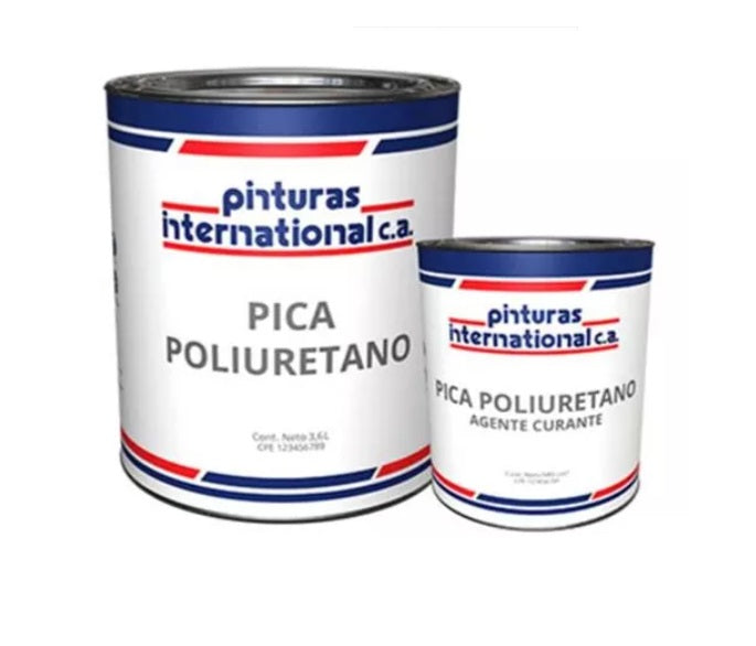 Epoxico Pica Poliuretano Color Gris Tormenta 01 Gl Ref.10390884 + Catalizador 1/4Gl 10387310 Vp