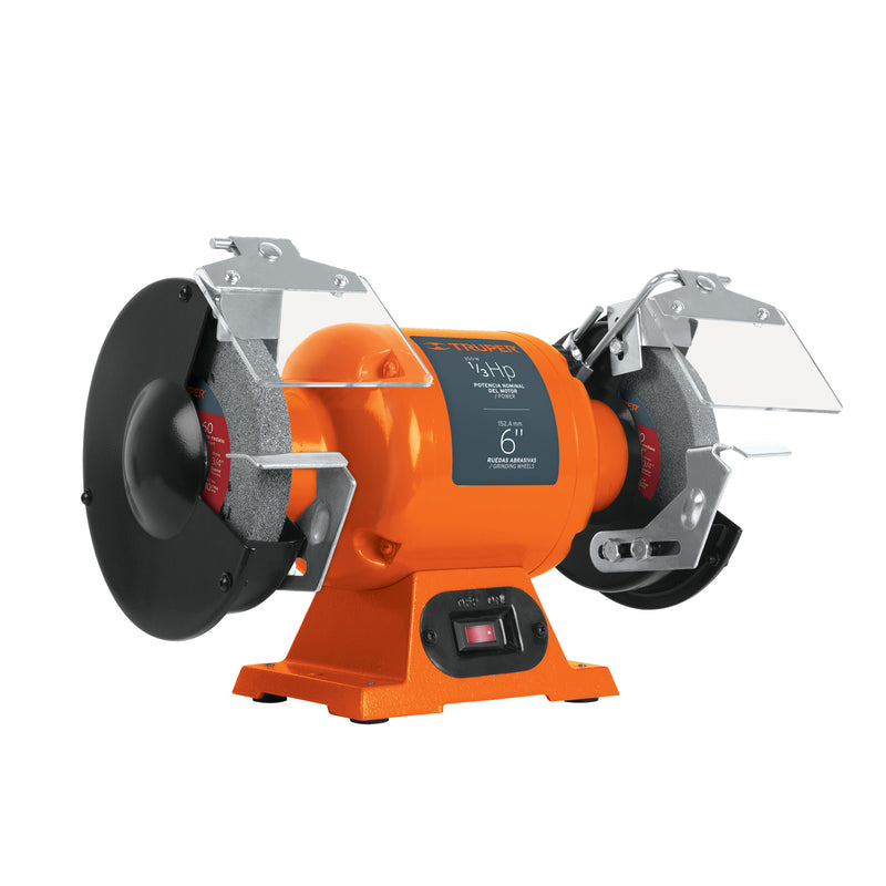 Esmeril De Banco 6" - 250W - 1/3 Hp Mod.Eba-635 Ref.10936 Marca Truper