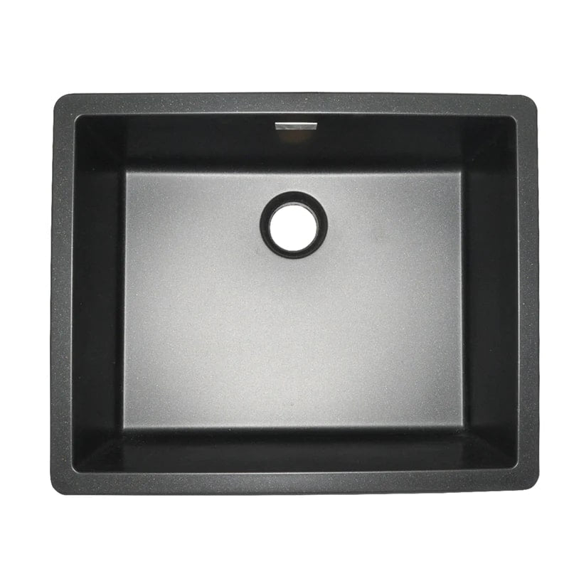 Fregadero De Cuarzo Mod.Greenwich N-100X Silverstone 1 Ponchera 75 Cm X 46 Cm Marca Schock