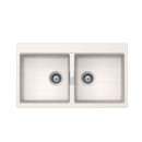 Fregadero De Cuarzo Horizont Polaris 02Fdhorn200Pol 2 Pon 38,7 Cm X 38,7Cm X 30,6 Cm Marca Schock