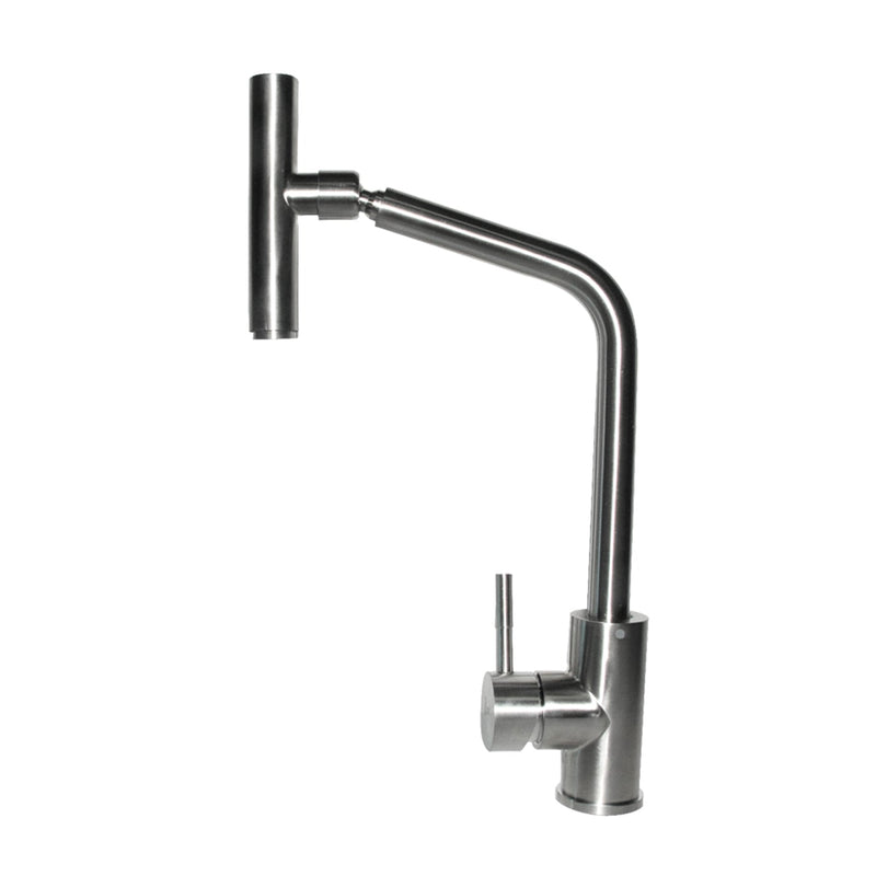 Griferia Monomando Alto Para Fregadero Modelo Bellagio Ref. Gri.03.05 Marca Bari