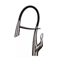 Griferia Monomando Alto 49Cm Para Fregadero Modelo Airone Gunmetal Black Ref. Gri.03.43 Marca Bari