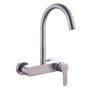 Griferia Monomando Alto Para Fregadero Para Pared Modelo Udine Ref. Gri.05.01 Marca Bari