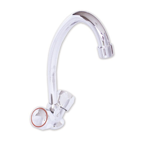 Griferia Monoblock Para Fregadero Manilla King Ii (Incluye 2 Canilla) Ref. Gri-28 Marca Fermetal