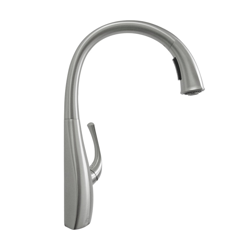 Griferia Para Fregadero Monomando Satinado / Niquelado Mang Extraible Mod. Zafiro 02Gf501 Marca Fp