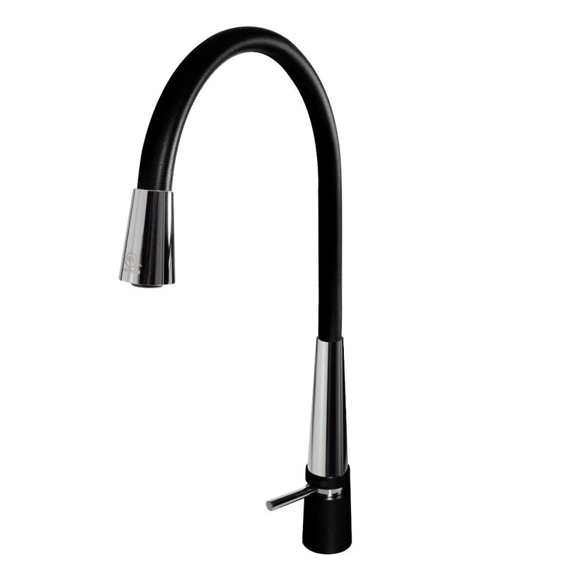 Griferia Monomando Para Fregadero Conico Color Negro Ref. 02Gf70Ne Marca Fp