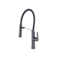 Griferia Monomando Alto P/ Fregadero Acero Inox Manguera Extraible Negro Ref Genova-Gg Marca Gasco