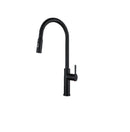 Griferia Monomando Alto P/ Fregadero Acero Inox Manguera Extraible Gris Y Negro Ref. Ginora-B Gasco