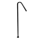 Griferia De Piso Monomando Al Piso Pvd 1,40 Cm Para Lavamanos Negro Ref. Kubo-060 Marca Kubo