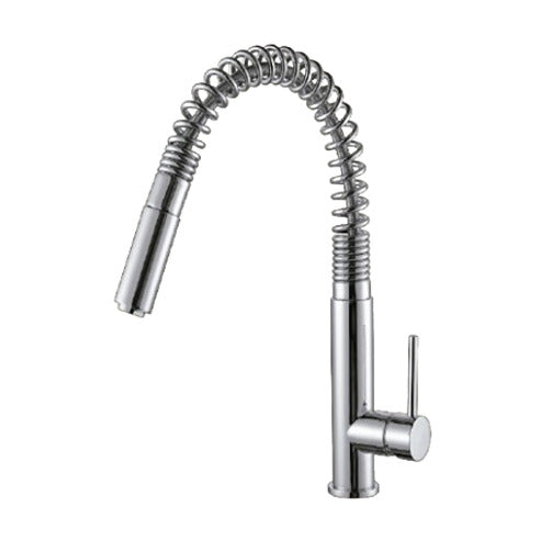 Griferia Monomando Para Fregadero De Lujo En Bronce Mod. Lugo Ref. Pri-026M Marca Metales Aleados