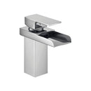 Griferia Monomando Para Lavamanos De Lujo En Cascada Mod. Celta Ref. Pri-047 Marca Metales Aleados