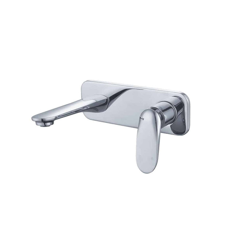 Griferia Monomando De Pared Para Lavamano Cromado Ref. M314 Marca Mhiler
