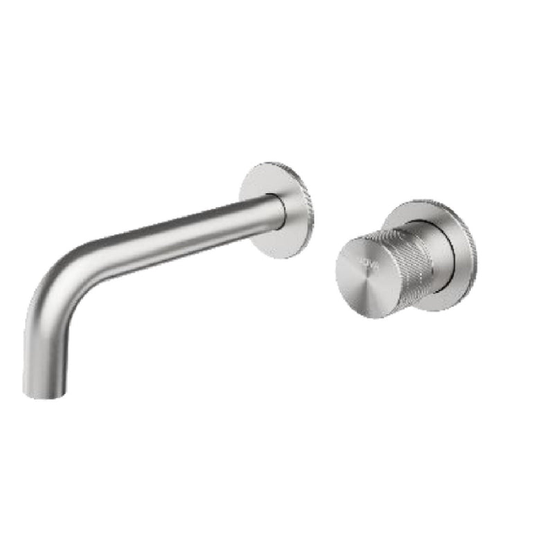 Griferia Monomando Empotrado De Pared Serie Futura Brushed Rad / Cromado Ref. Nvgri5626 Marca Nova