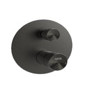 Griferia Monomando Empotrado De Baño Dos Vias Serie Futura Ant Rad / Negro Ref. Nvgri5675 Marca Nova