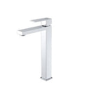 Griferia Monomando Alto Para Lavamano Acero Inox Serie Kube Chrome Cromado Ref. Nvgri9807 Marca Nova