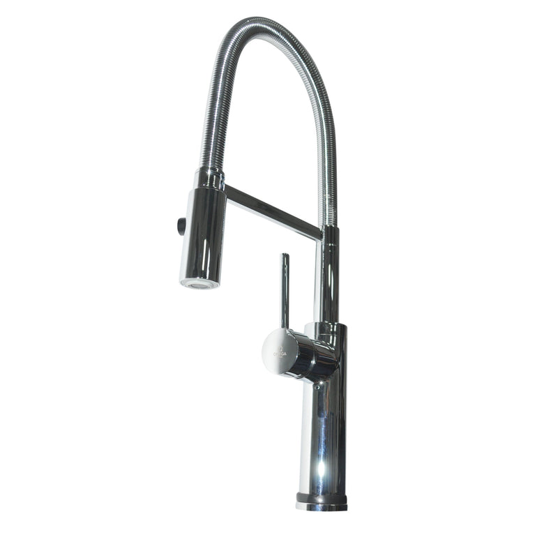 Griferia Monomando Para Fregadero Cocina Acabado Cromo Ref. Kd-F6005 Marca Omega